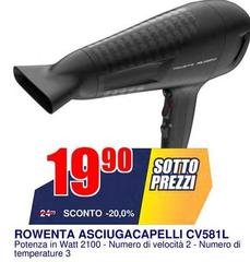Rowenta - Asciugacapelli CV581L