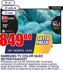 Samsung - Tv Color Qled QE75Q7FAAUXZT