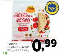 Piadina romagnola - Piadina Romagnola IGP