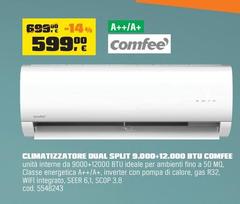Comfeè - Climatizzatore Dual Split 9.000+12.000 Btu 