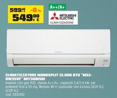 Mitsubishi Electric - Climatizzatore Monosplit 12.000 Btu 