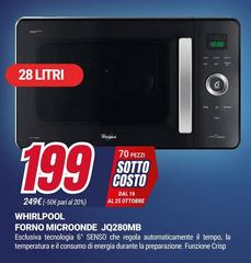 Whirlpool - Forno Microonde Jq280mb