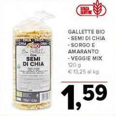 Semi - Gallette Bio  Di Chia/Sorgo E Amaranto/ Veggie Mix
