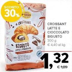 Croissant Latte E Cioccolato