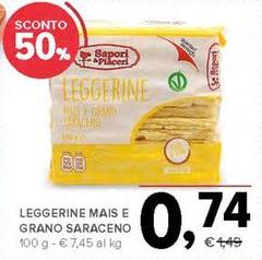 Sapori - Leggerine Mais E Grano Saraceno