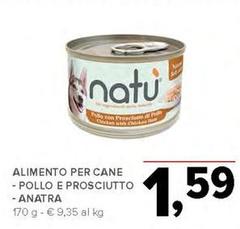 Alimento Per Cane Pollo E Prosciutto/Anatra