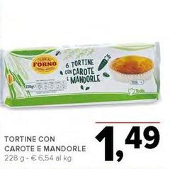 Tortine Con Carote E Mandorle