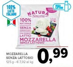 Natura sincera - Mozzarella Senza Lattosio