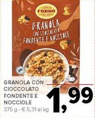 Granola Con Cioccolato Fondente E Nocciole