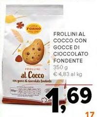 Frollini Al Cocco Con Gocce Di Cioccolato Fondente