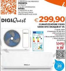 Digiquest - Climatizzatore Fisso 12000 Btu  V5