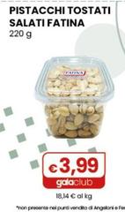 Fatina - Pistacchi Tostati Salati 220 G