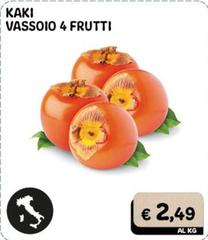 Kaki Vassoio 4 Frutti