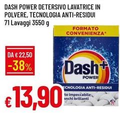 Dash - Power Detersivo Lavatrice In Polvere, Tecnologia Anti-Residui