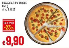 Focaccia Tipo Barese