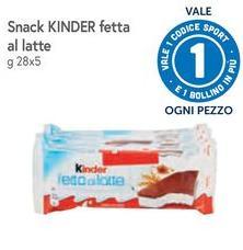 Kinder - Snack Fetta Al Latte