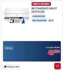 HP - Stampante Inkjet Envy-6120e
