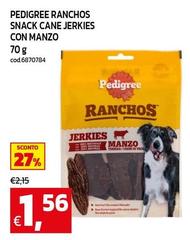 Pedigree - Snack Cane Jerkies Con Manzo