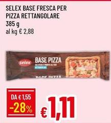 Selex - Base Fresca Per Pizza Rettangolare