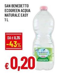 San Benedetto - Ecogreen Acqua Naturale Easy