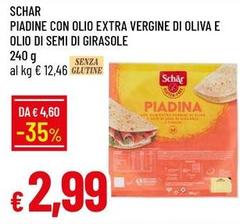 Schar - Piadine Con Olio Extra Vergine Di Oliva E Olio Di Semi Di Girasole