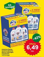 Chanteclair - Detersivo Liquido Lavatrice Muschio Bianco O Marsiglia