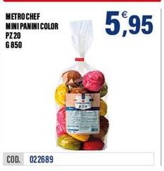 Metro Chef - Mini Panini Color PZ