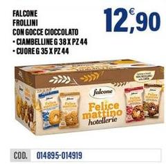 Falcone - Frollini Con Gocce Cioccolato Ciambelline 