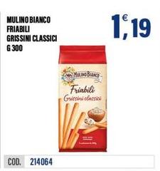 Mulino Bianco - Friabili Grissini Classici