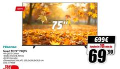 Hisense - Smart Tv 75