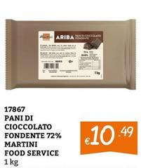 Martini alimentare - Pan Di Cioccolato Fondente 72%