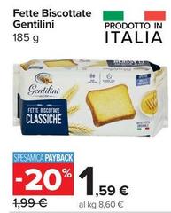 Gentilini - Fette Biscottate