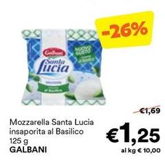 Galbani - Mozzarella Santa Lucia Insaporita Al Basilico