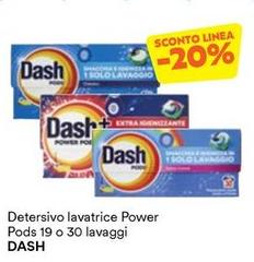 Dash - Detersivo Lavatrice Power Pods 19 O 30 Lavaggi