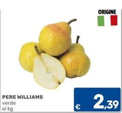 Origine - Pere Williams