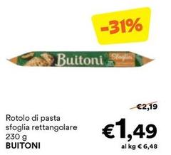 Buitoni - Rotolo Di Pasta Sfoglia Rettangolare