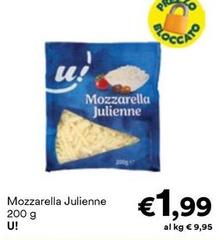 U! - Mozzarella Julienne