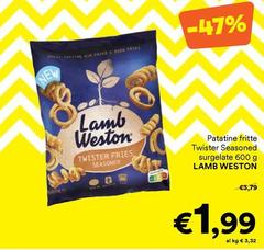 Lamb weston - Patatine Fritte Twister Seasoned Surgelate