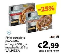 Pinsa -  Surgelata Prosciutto E Funghi O Margherita