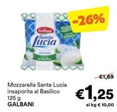 Galbani - Mozzarella Santa Lucia Insaporta Al Basilico