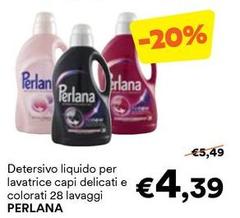 Perlana - Detersivo Liquido Per Lavatrice Capi Delicati E Colorati