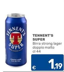Tennent's - Super Birra Strong Lager Doppio Malto
