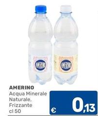 Amerino - Acqua Minerale Naturale, Frizzante