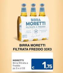 Moretti - Birra Filtrata A Freddo