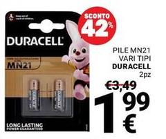 Duracell - Pile Mn21 Vari Tipi