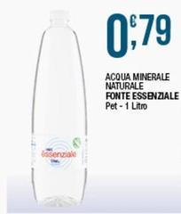 Essenziale - Acqua Minerale Naturale Fonte