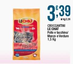 Le chat - Croccantini Pollo E Tacchino
