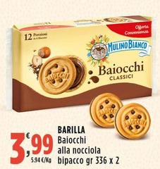 Barilla - Baiocchi Alla Nocciola Bipacco