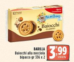 Barilla - Baiocchi Alla Nocciola Bipacco