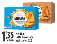 Misura - Fette Biscottate